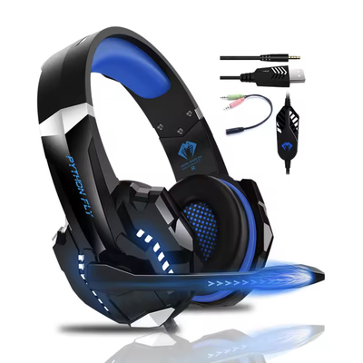 Sweatproof Bluetooth 5.0 Active Noise Cancelling Gaming Headset With Touch Controls