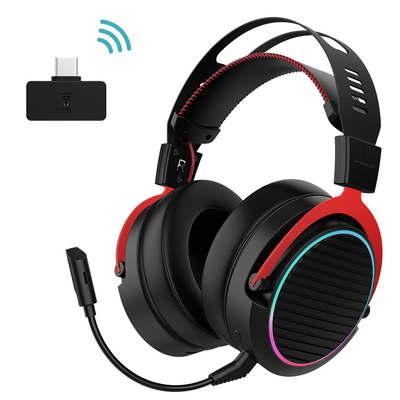2.4G Wireless Noise Cancelling Over Ear Gaming Headphones AAC Codecs for Xbox One