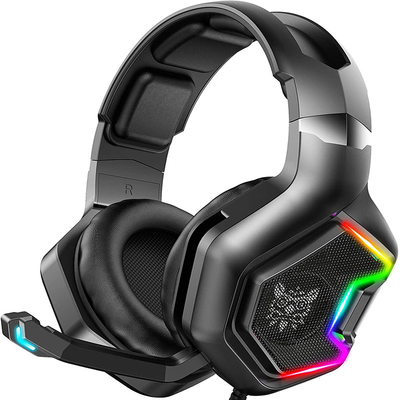 Bengoo G9000 Stereo Wired Over Ear Gaming Headset With RGB Light For PC PS5