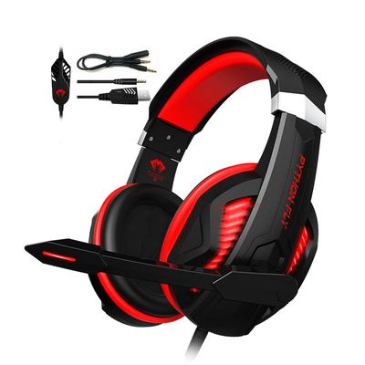 G2000 Gaming Headsets Over Ear Headphones With Adjustable Microphone 3.5mm Audio Jack