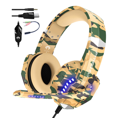 Surround 7.1 Wired Custom Gaming Headsets HiFi Over Ear Headphones For PC Xbox