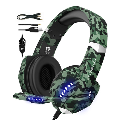 Volume Control PS4 Over The Ear Headset Bengoo G9000 Pro LED Gaming Headphone With Mic