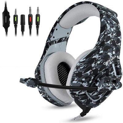 PS4 PS5 Xbox PC Onikuma F9 Wired Gaming Headset With 50mm Driver Microphone RGB Light
