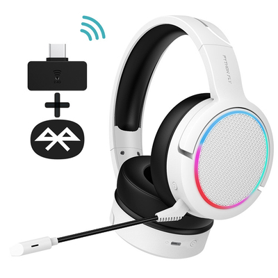 Bluetooth 5.0 Noise Cancelling Wireless Gaming Headsets For IOS / Android Compatibility