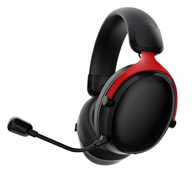 105dB Sensitivity Wireless Gaming Headset , Custom Logo On Ear Gaming Headphones