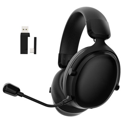 2.4G 7.1 Wireless Gaming Headphones With Flip Mic , Custom Wireless Gaming Earphones